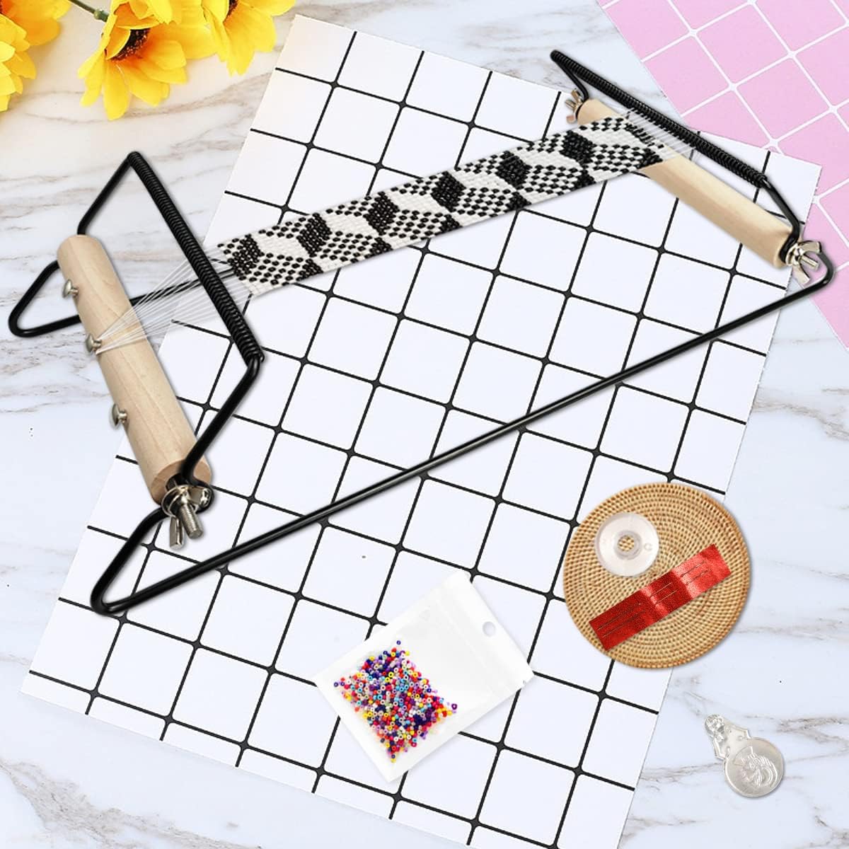 Diy Electronics Workbench - XUQIAN 15*36cm Big Metal Bead Loom