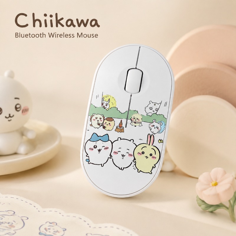 Diy Mouse Electronics - Cute Chiikawa Bluetooth Wireless Mouse Dual
