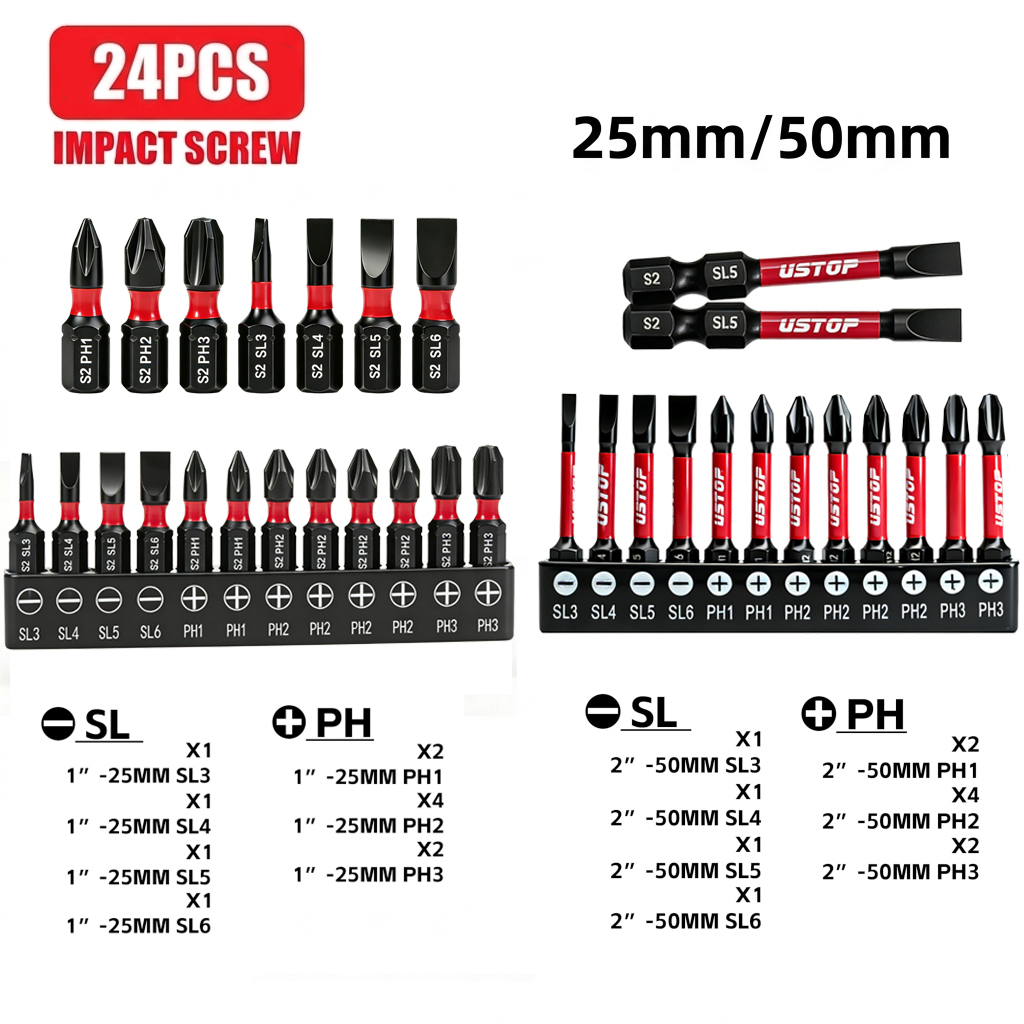 Ustop, 24-Piece Set of Sl and  - Homemade Diy Electronics review and price