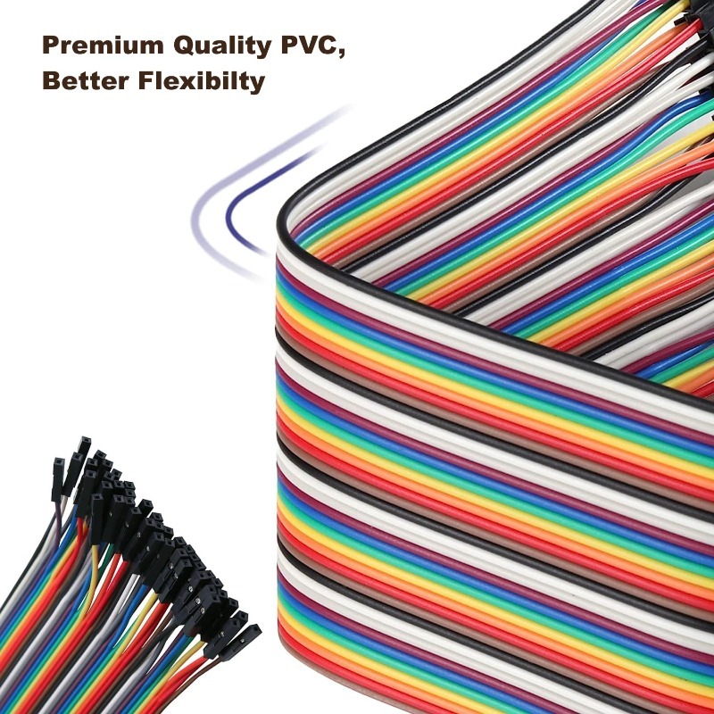 40Pin Dupont Cable Ribbon Jump - Diy Electronics Breadboard review and price
