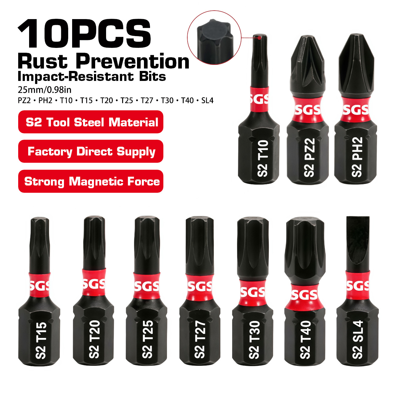 10-Piece Set, 25mm Length, S2  - Homemade Diy Electronics review and price