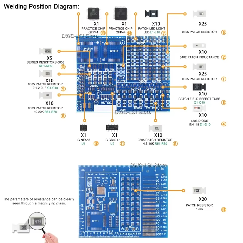 02 Patch Components Electronic - Diy Electronics Workbench review and price