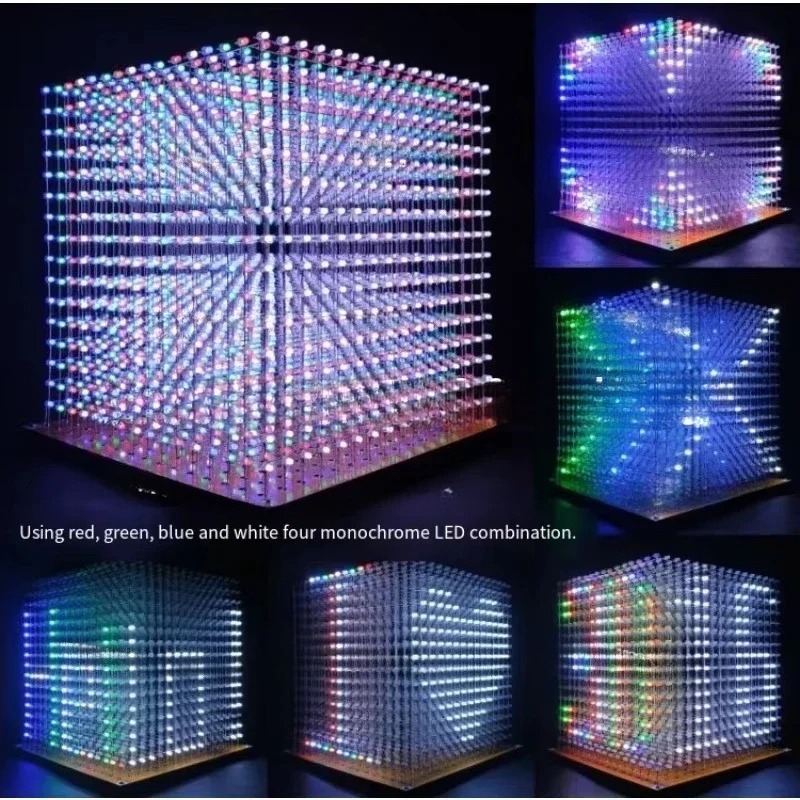 3 D16mini Light Cube Kit 16x16 - Diy Electronics Kits review and price