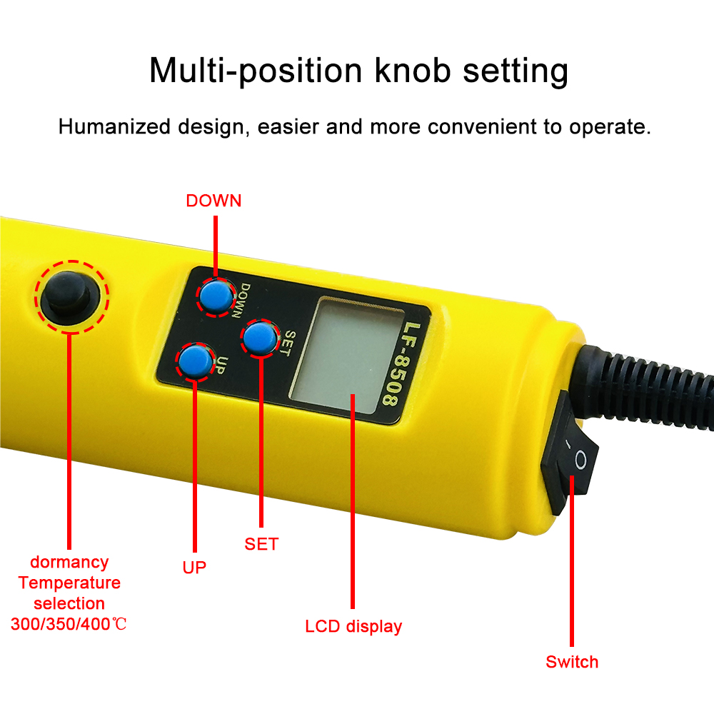 LCD Digital Heat Hot Air Gun D - Smd Solder Paste review and price