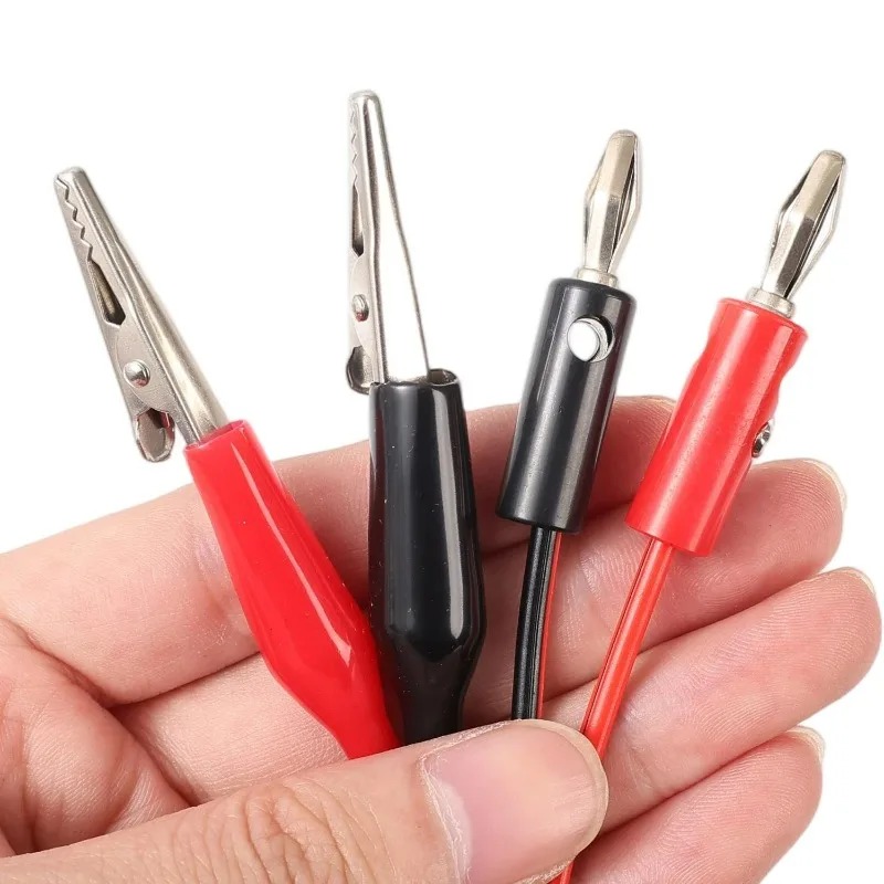 4mm Banana Plug To Alligator C - Crocodile Clip Set review and price