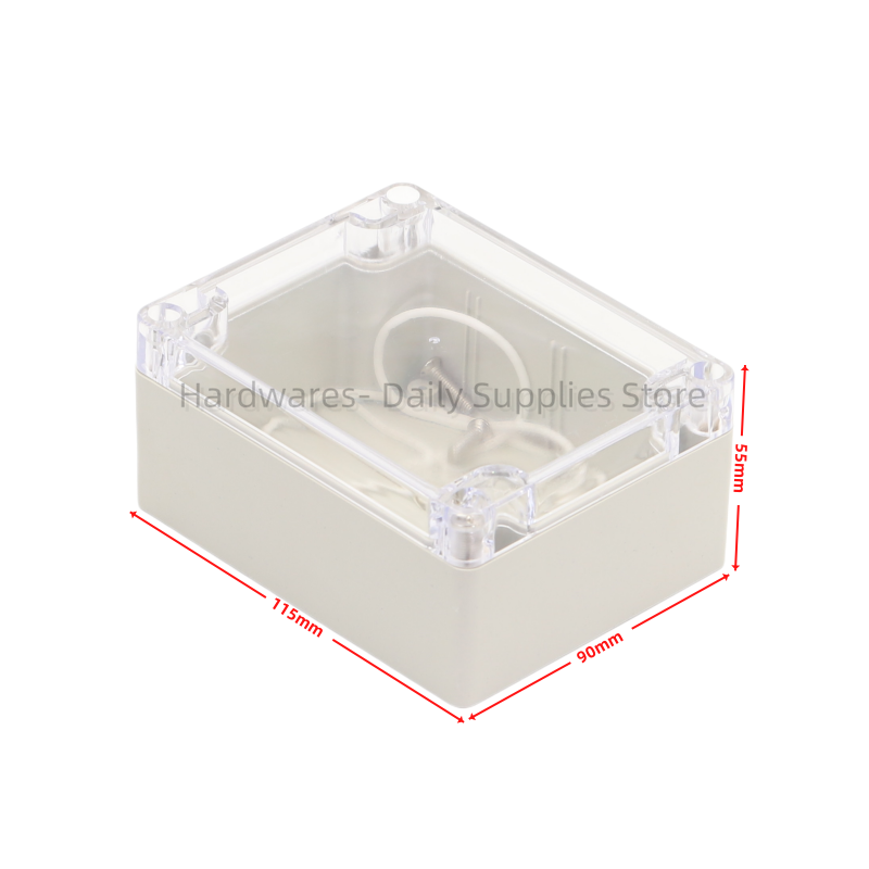 1pc 115x90x55mm Waterproof Pla - Diy Enclosure For Electronics review and price