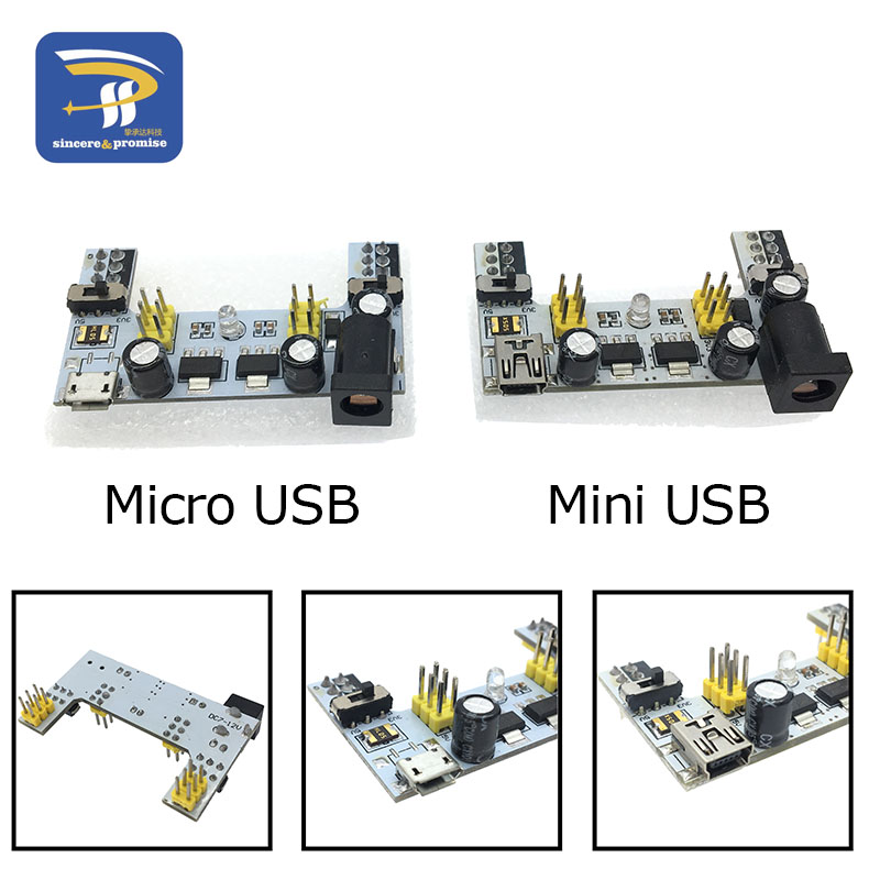 MB102 Mini Micro USB Interface - Diy Electronics Breadboard review and price