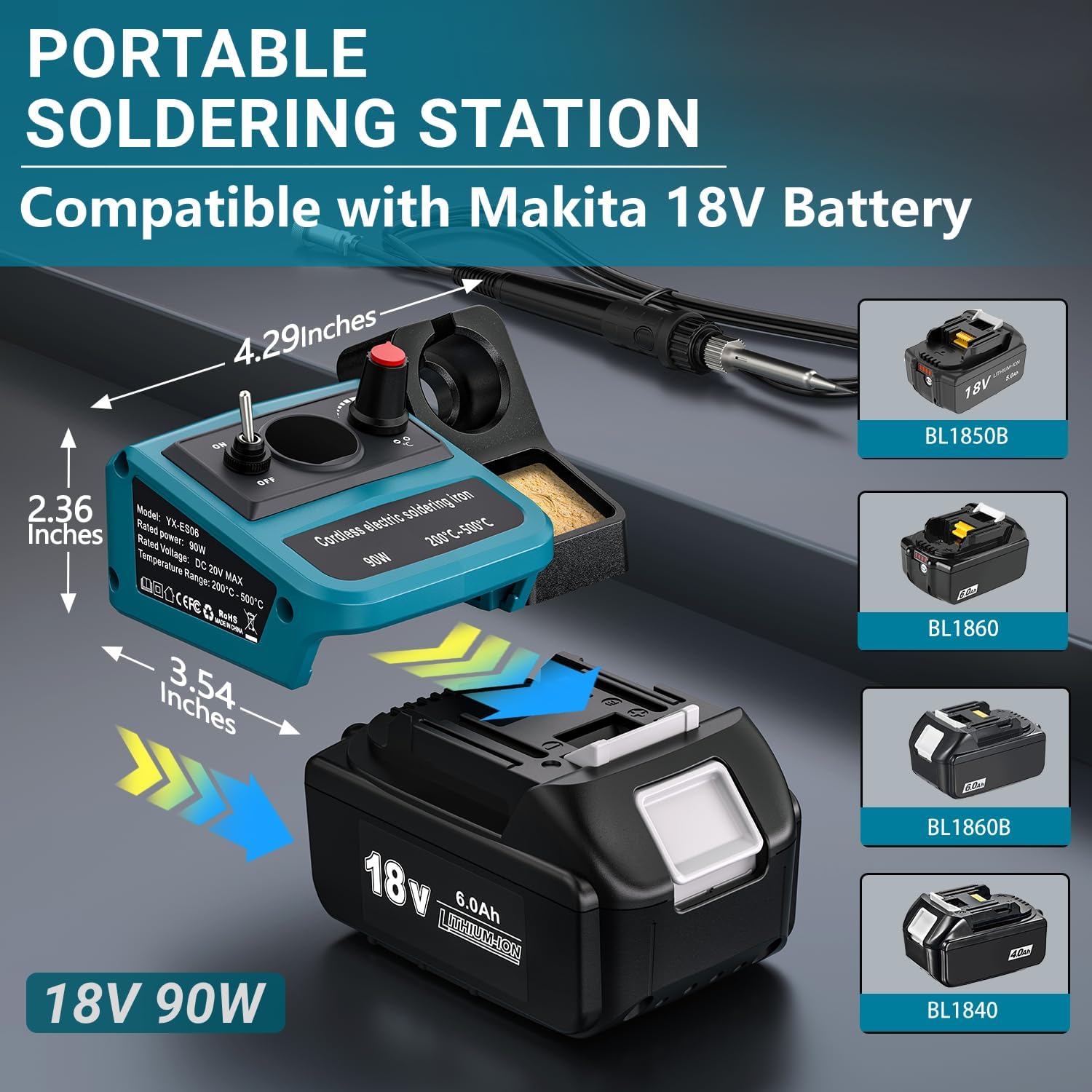90W LED Digital Cordless Solde - Diy Electronics Set review and price