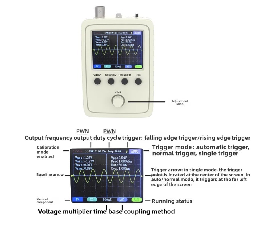 Digital Oscilloscope DIY Assem - Diy Electronics Learning Kit review and price