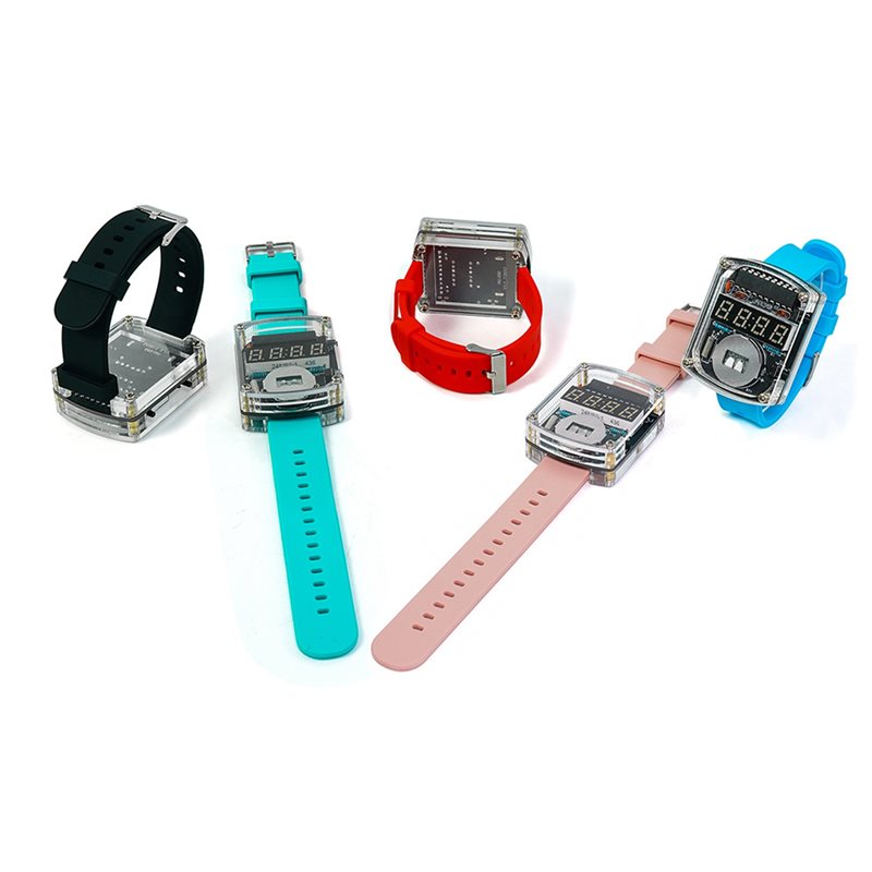 2X DIY Watch LED Watch Electro - Diy Electronics Learning Kit review and price