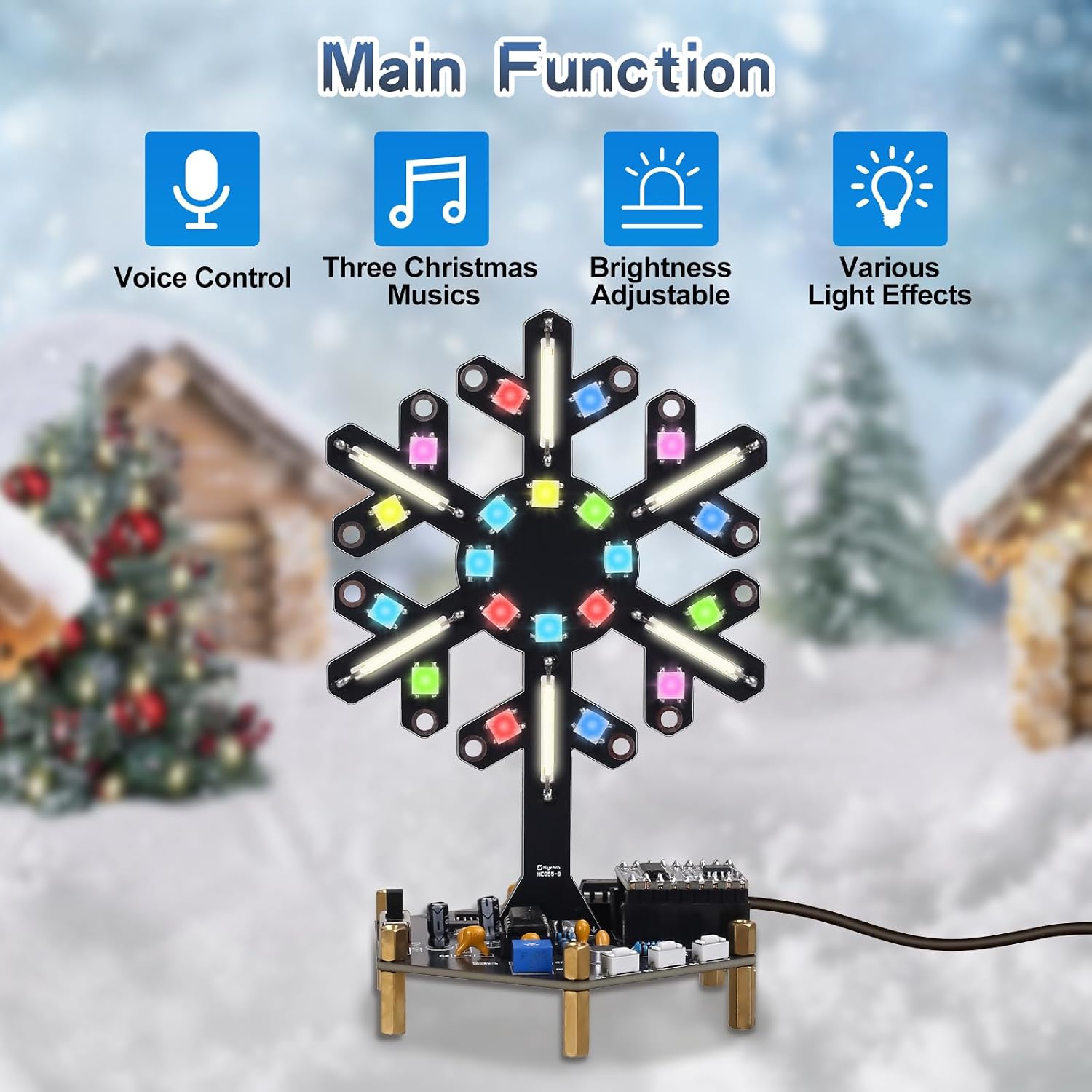 Voice Control Spectrum Light S - Diy Electronics Learning Kit review and price