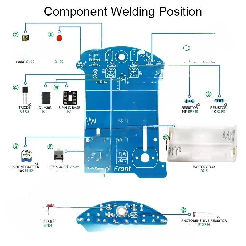 Practice Soldering Learning El - Diy Electronics Projects For Beginners review and price