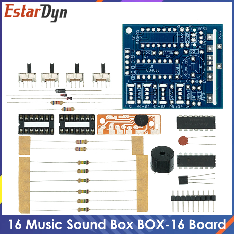 16 Music Sound Box BOX-16 Boar - Diy Electronics Learning Kit review and price