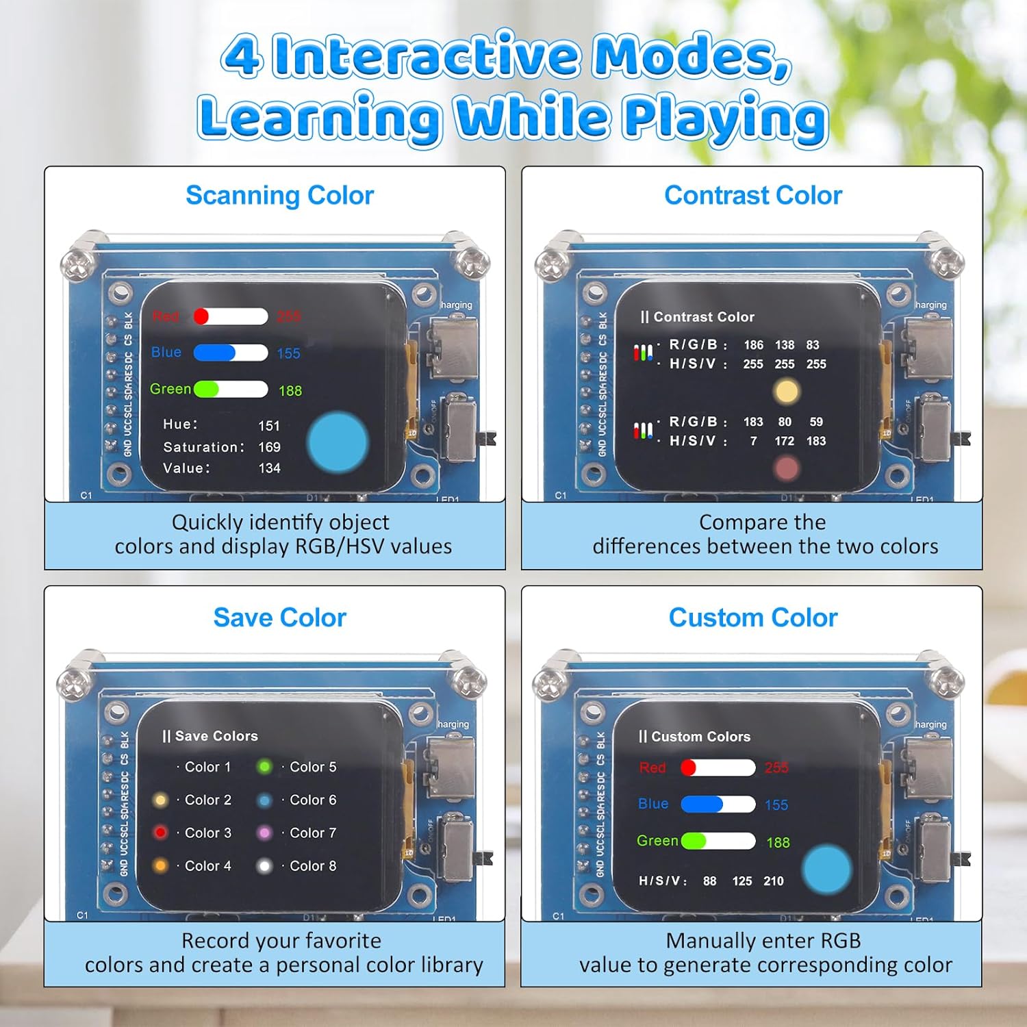 DIY Color Recognition Solderin - Diy Electronics Learning Kit review and price