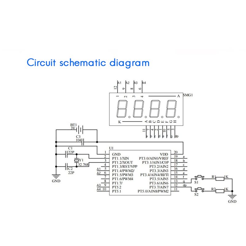 2X DIY Watch LED Watch Electro - Diy Electronics Learning Kit review and price